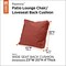 Classic Accessories Patio Lounge Chair/Loveseat Back Cushion, 23 x 20 x 4 Inch, Spice 62-060-SPICE-EC - alternate 3